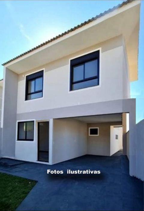 Venda | Sobrado com 110 m² | 3 dormitórios | 1 banheiro | 1 lavabo | 2 vagas de garagem | Ipiranga, São José-SC