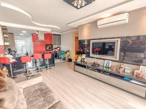 Apartamento no Residencial Linea no Bairro Barreiros em São José/SC | 2 dormitórios | Mobiliado